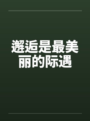 邂逅是最美丽的际遇封面