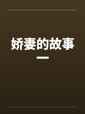 娇妻的故事一封面