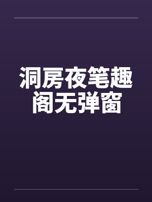 洞房夜笔趣阁无弹窗封面
