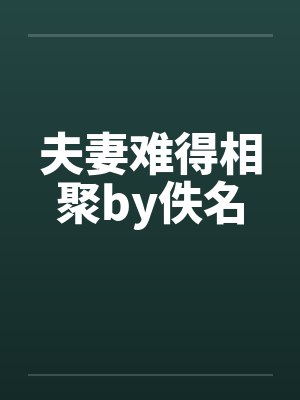 夫妻难得相聚by佚名封面