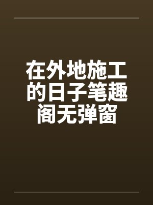 在外地施工的日子笔趣阁无弹窗封面