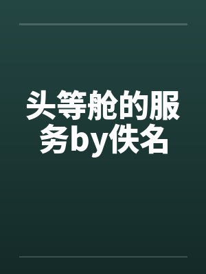 头等舱的服务by佚名封面
