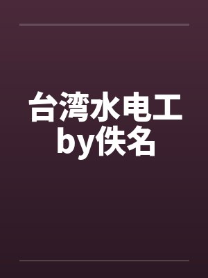 台湾水电工by佚名封面