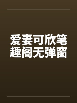 爱妻可欣笔趣阁无弹窗封面