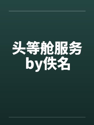 头等舱服务by佚名封面