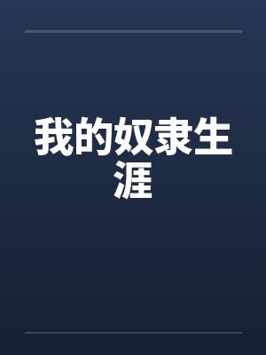 我的奴隶生涯封面