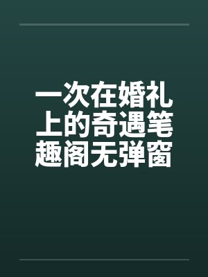 一次在婚礼上的奇遇笔趣阁无弹窗封面