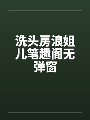 洗头房浪姐儿笔趣阁无弹窗封面