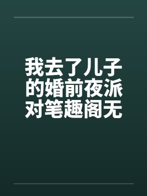 我去了儿子的婚前夜派对笔趣阁无弹窗封面
