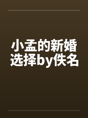 小孟的新婚选择by佚名封面