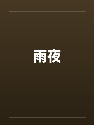 雨夜封面