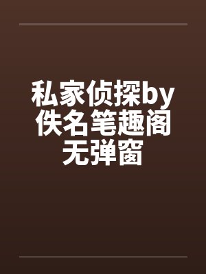 私家侦探by佚名笔趣阁无弹窗封面