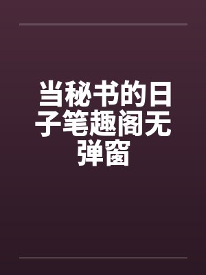 当秘书的日子笔趣阁无弹窗封面