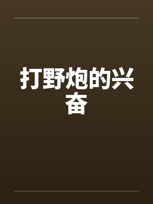 打野炮的兴奋封面
