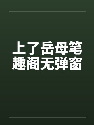 上了岳母笔趣阁无弹窗封面