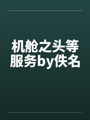机舱之头等服务by佚名封面