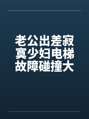 老公出差寂寞少妇电梯故障碰撞大学生搬运工封面