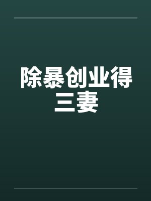 除暴创业得三妻封面