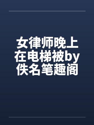 女律师晚上在电梯被by佚名笔趣阁无弹窗封面
