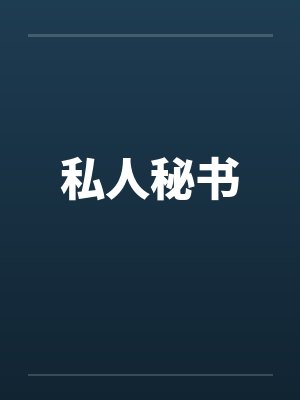 私人秘书封面