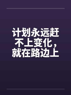 计划永远赶不上变化，就在路边上了！笔趣阁无弹窗封面