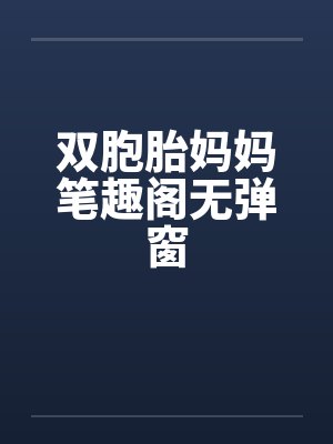 双胞胎妈妈笔趣阁无弹窗封面