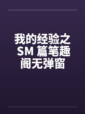 我的经验之 SM 篇笔趣阁无弹窗封面