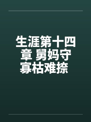 生涯第十四章 舅妈守寡枯难捺 巧用春药慰妗心封面