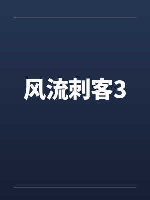 风流刺客3封面