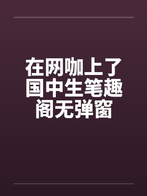 在网咖上了国中生笔趣阁无弹窗封面