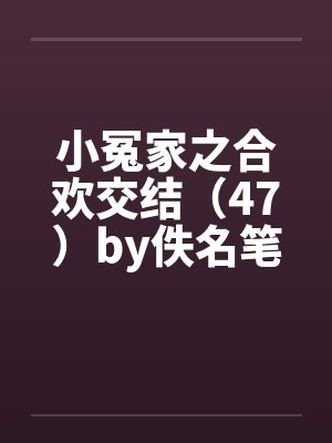 小冤家之合欢交结（47）by佚名笔趣阁无弹窗封面