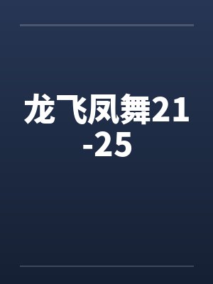 龙飞凤舞21-25封面