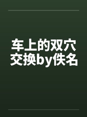 车上的双穴交换by佚名封面