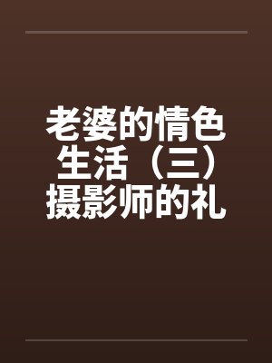 老婆的情色生活（三）摄影师的礼物by佚名笔趣阁无弹窗封面