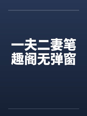 一夫二妻笔趣阁无弹窗封面