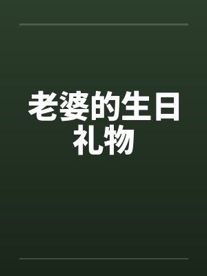 老婆的生日礼物封面