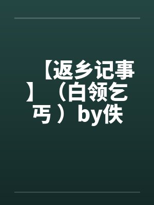【返乡记事】（白领乞丐 ）by佚名笔趣阁无弹窗封面