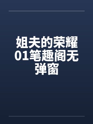 姐夫的荣耀01笔趣阁无弹窗封面