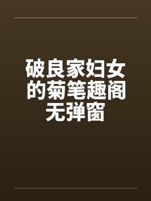 破良家妇女的菊笔趣阁无弹窗封面