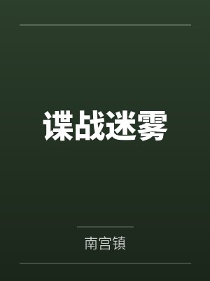 谍战迷雾封面