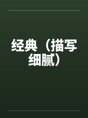 经典（描写细腻）封面