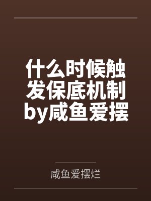 什么时候触发保底机制by咸鱼爱摆烂笔趣阁无弹窗封面