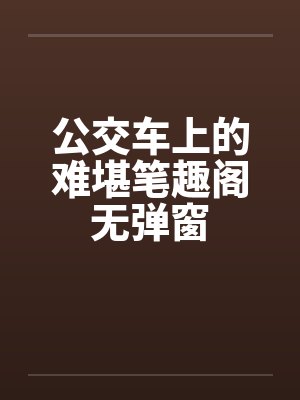 公交车上的难堪笔趣阁无弹窗封面