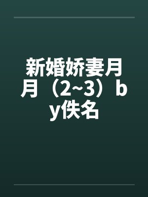 新婚娇妻月月（2~3）by佚名封面