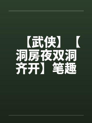 【武侠】【洞房夜双洞齐开】笔趣阁无弹窗封面