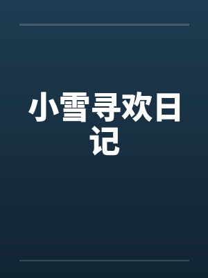 小雪寻欢日记封面