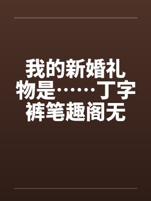 我的新婚礼物是……丁字裤笔趣阁无弹窗封面