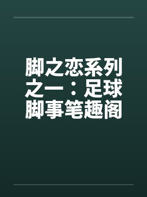 脚之恋系列之一：足球脚事笔趣阁无弹窗封面