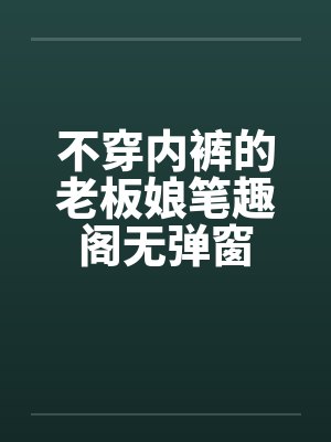 不穿内裤的老板娘笔趣阁无弹窗封面