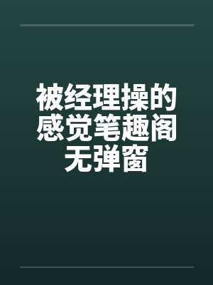 被经理操的感觉笔趣阁无弹窗封面